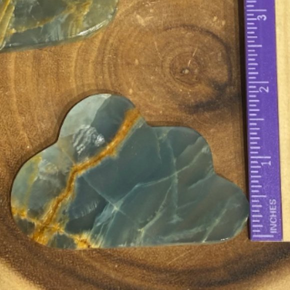 Argentinian Blue Calcite Cloud with Easel Stand, Boho Decor, Kids Bedroom Decor - Picture 9 of 9